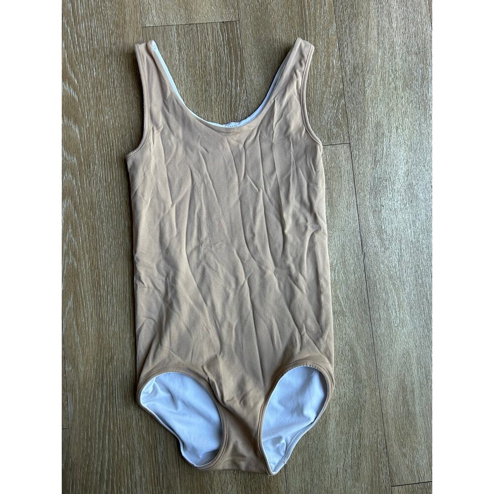 SPANX Nude Bodysuit Tank Leotard Shapewear OnePiece Beige Cream neutral luxury